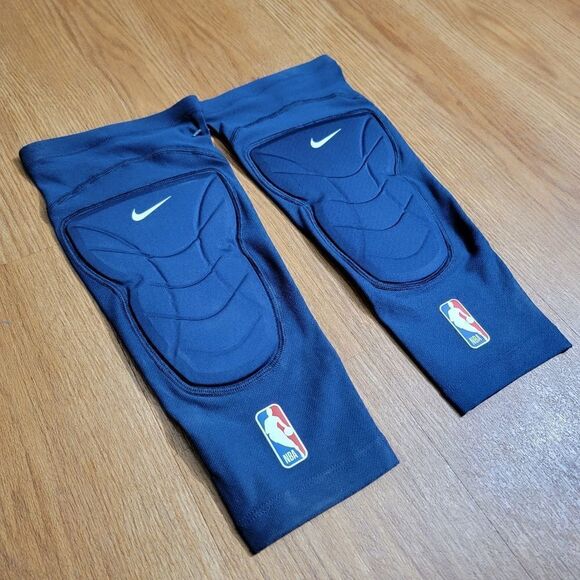 Nike Pro Hyperstrong NBA Grizzlies Mavericks Doncic Ja Morant Knee Sleeves Blue - Picture 6 of 8